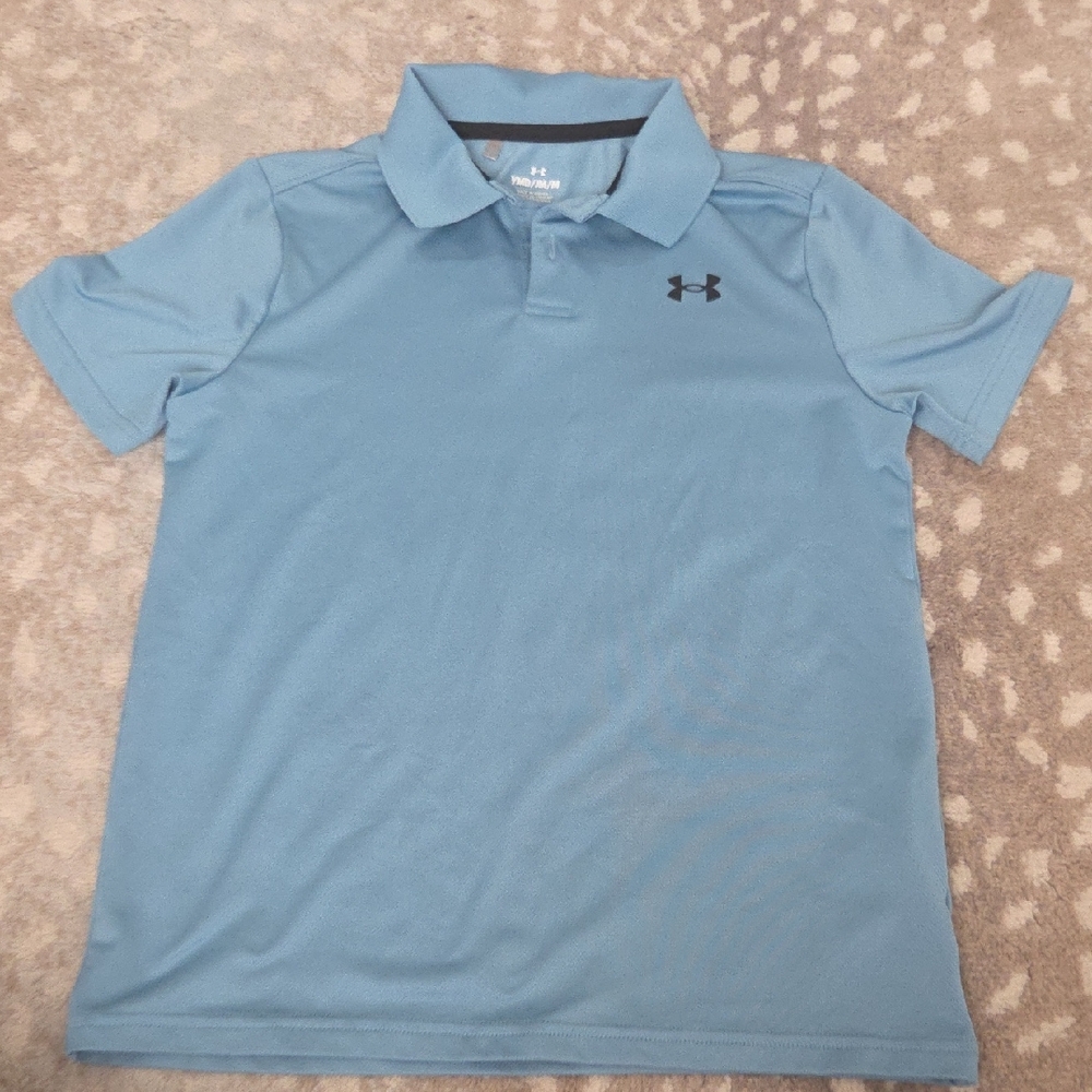 Under Armour Kids Light Blue Polo Shirt